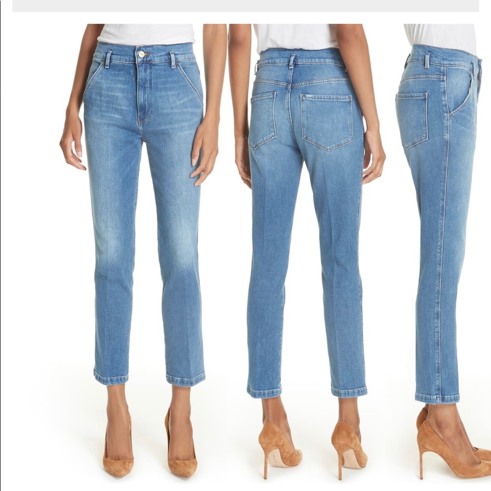 Frame Le Slender Straight Leg Jeans Size 33